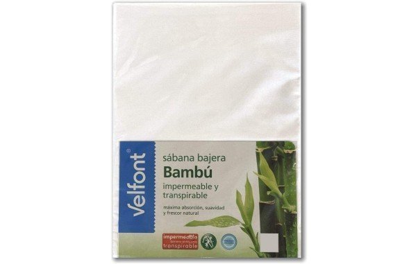 Velfont Sabana Bajera Impermeable y Transpirable Tejido 100% Bambú